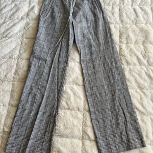 Sézane Plaid trouser